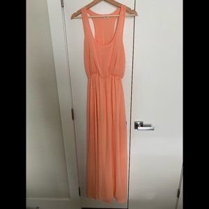 Mandarin Orange Maxi Dress